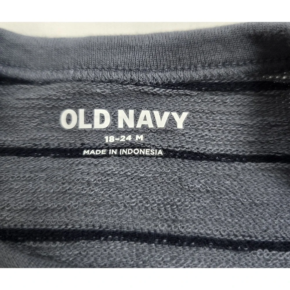 Old Navy T Shirt  Boy 18-24m  Bray/Blue Short Sleeve Soft Old Navy